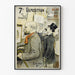 Gammel plakat 7. udstilling af Salon des 100, Paris 1894