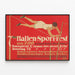 Vintage plakat 7. Hallen-Sport-Fest 1914 Berlin — indrammet kunstværk på væggen