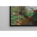 Reproduktion af maleriet A Sunny Landscape with Stream - Alfred Zoff | Reproduction
