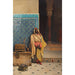 Reproduktion af maleriet À la Mosquée - Ludwig Deutsch
