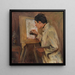 À la peinture - Włodzimierz Popiel — indrammet kunstværk på væggen
