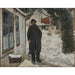 Reproduktion af maleriet À la gamle hus - Laurits Andersen Ring