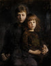 Bror og søster Mary og Gerald Thayer - Abbott Handerson Thayer — visning af kunstværket