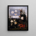 Studier af blomster - Abbott Handerson Thayer — indrammet kunstværk på væggen