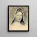 Tête af Mary B. Thayer - Abbott Handerson Thayer — indrammet kunstværk på væggen