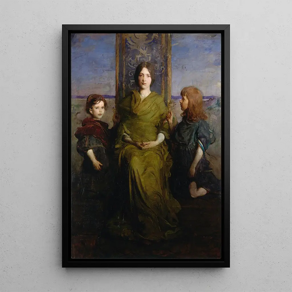 Reproduktion af maleriet Jomfru i majestæt - Abbott Handerson Thayer