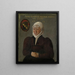 Portrait af Elisabeth Peyer de Schaffhouse - Abel Stimmer — indrammet kunstværk på væggen