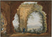 Vue depuis la villa de Mécène sur le Monte Cavo et Rocca di Papa - Abraham Louis Rodolphe Ducros — visning af kunstværket