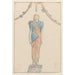 relieffiguren på Isis-templet i Pompeji - Abraham Louis Rodolphe Ducros — visning af kunstværket