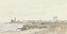 Vue de Trani située sur la côte - Abraham Louis Rodolphe Ducros — visning af kunstværket