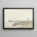 Vue de Trani située sur la côte - Abraham Louis Rodolphe Ducros — indrammet kunstværk på væggen