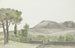 Vue du Monte Rosso près du monastère San Nicolò d'Arena près de Nicolosi - Abraham Louis Rodolphe Ducros — visning af kunstværket