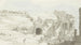 Vue d'une Partie de la Scène et du Mur Derrière du Théâtre de Taormine - Abraham Louis Rodolphe Ducros — visning af kunstværket