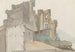 Vue sur le soi-disant Castel Vecchio à Avellino - Abraham Louis Rodolphe Ducros — visning af kunstværket
