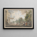 Villa Borghese - Abraham Louis Rodolphe Ducros — indrammet kunstværk på væggen