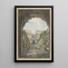 Reproduktion af maleriet Villa Farnèse - Abraham Louis Rodolphe Ducros