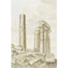 den vestlige facade af Junon Lucinas tempel - Abraham Louis Rodolphe Ducros — visning af kunstværket