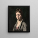Portrait af en kvinde - Abraham Archibald Anderson — indrammet kunstværk på væggen