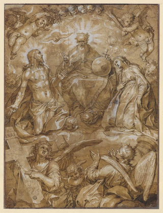 Abraham Bloemaert - Intercession of Christ and Mary before God the Father.webp