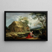 Latonmaleri og de lyciske bønder - Abraham Bloemaert — indrammet kunstværk på væggen