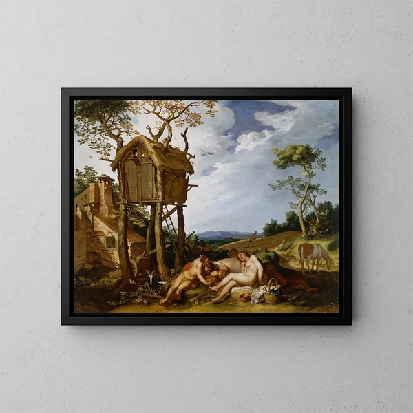 Parabole du blé et de l'ivraie - Abraham Bloemaert — indrammet kunstværk på væggen