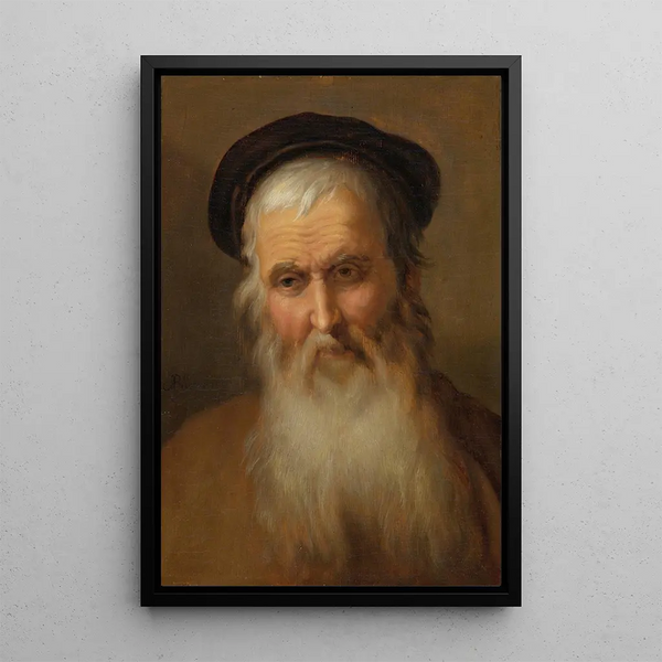 Portrait af en ældre mand - Abraham Bloemaert — indrammet kunstværk på væggen