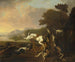 La Chasse au cerf - Abraham Hondius — visning af kunstværket
