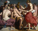 Venus irettesætter Jupiter - Abraham Janssens — visning af kunstværket