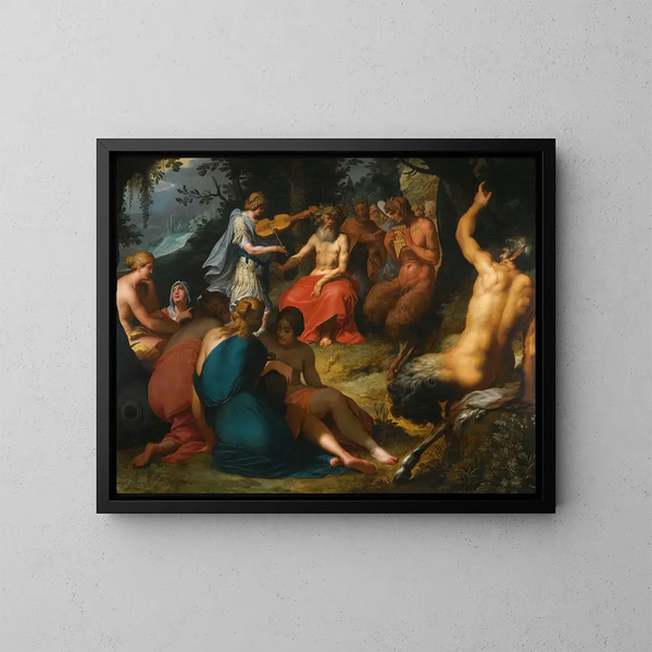 Le Jugement de Midas - Abraham Janssens — indrammet kunstværk på væggen