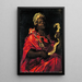 La Sibylle Agrippine - Abraham Janssens — indrammet kunstværk på væggen