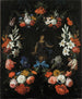 Guirlande de fleurs - Abraham Mignon — visning af kunstværket