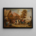 Foire de campagne - Abraham Teniers — indrammet kunstværk på væggen