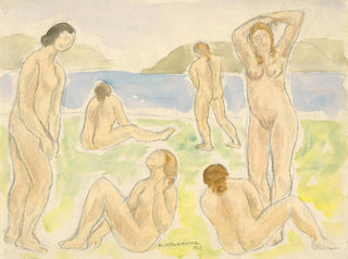 Abraham Walkowitz - Bathers or Figures.webp