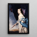 Christina af Sverige 1626 89 - Abraham Wuchters — indrammet kunstværk på væggen