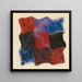Abstraction i rød, blå og lilla - Augusto Giacometti — indrammet kunstværk på væggen