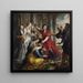 Achille opdaget af Ulysses og Diomedes - Peter Paul Rubens — indrammet kunstværk på væggen