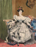 Heures du soir Mlle Laure Devéria de Les Dixhuit Heures d'une Parisienne - Achille Devéria — visning af kunstværket