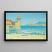 Le Port de Collioure - Achille Laugé — indrammet kunstværk på væggen