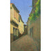Ruelle med blomstrende altan - Achille Laugé — visning af kunstværket