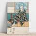Reproduktion af maleriet Skuespiller i rollen som Ashikaga Yorikane i Date Kurabe Okuni Kabuki - Utagawa Kuniyoshi