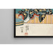 Reproduktion af maleriet Skuespiller i rollen som Ashikaga Yorikane i Date Kurabe Okuni Kabuki - Utagawa Kuniyoshi
