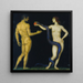Adam og Eva - Franz von Stuck — indrammet kunstværk på væggen