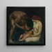 Adam og Eva, Familien - Franz von Stuck — indrammet kunstværk på væggen