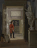 La Salle des Antiquités au Palais de Charlottenborg à Copenhague - Adam August Müller — visning af kunstværket