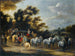 Halte de carrosse près d'un bois - Adam Frans van der Meulen — visning af kunstværket