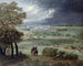 Le Château Neuf de Saint-Germain-en-Laye og haverne set fra højre bred af Seinen - Adam Frans van der Meulen — visning af kunstværket