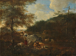 Adam Pynacker - Landscape with cattle.webp