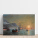 Reproduktion af maleriet Farvel, inden han tager af sted på sin rejse fra Port Palos i Spanien - Ivan Konstantinovich Aivazovsky