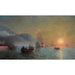 Reproduktion af maleriet Farvel, inden han tager af sted på sin rejse fra Port Palos i Spanien - Ivan Konstantinovich Aivazovsky