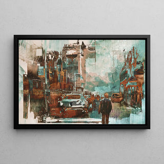 Urban Erindring | Abstrakt kunstdekoration